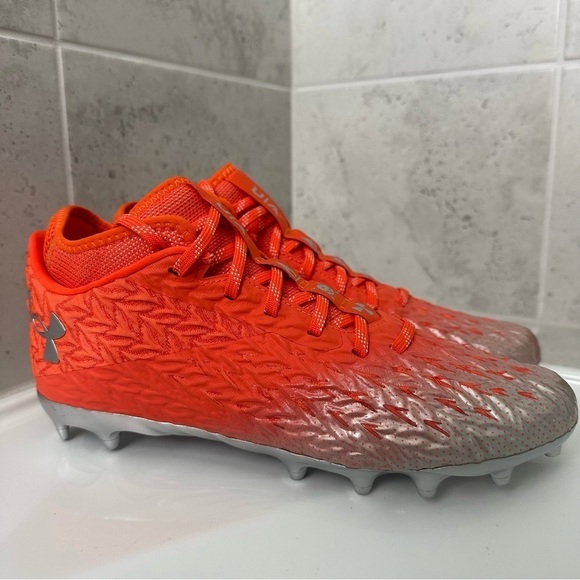 Under Armour Bright Orange Cleats Size 10 Men main image 6